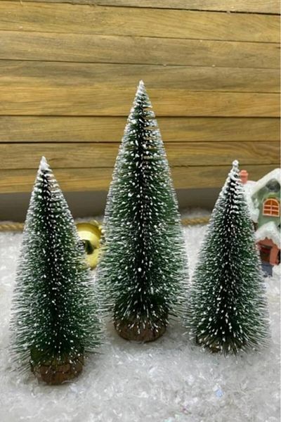 BeySüS Πράσινο Mini Table Pine - Σετ 3 τεμαχίων