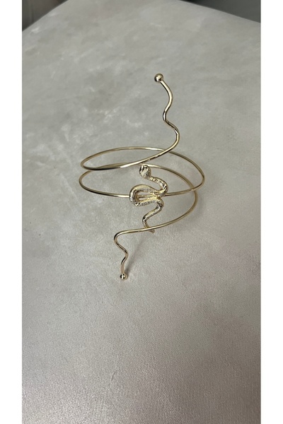 shop Yılan Gold Arm Cuff Üst Kol Kelepçesi