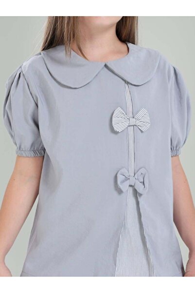 Giyinse Mira Girl's Summer Suit Gray