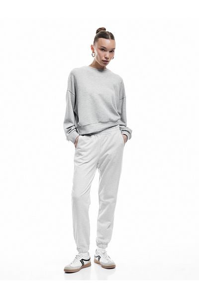 Koton Raised Waist Elastic Waist Pocket Detailed Comfortable Fit Jogger Sweatpants