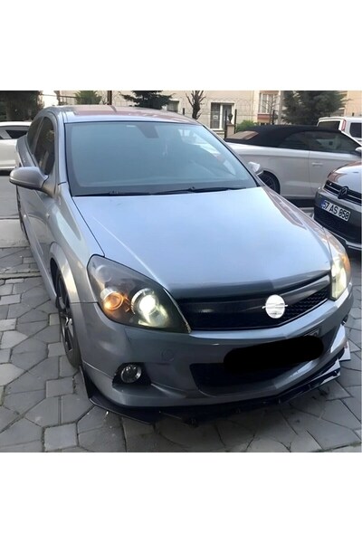 HYM TUNİNG Astra H Universal Tampon Eki Ön Lip 3 Parça Piano Black Uyumlu