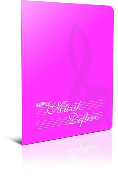 Gıpta Mica Wire Stitched Plastic Cover Music Notebook A4 40 Sheets