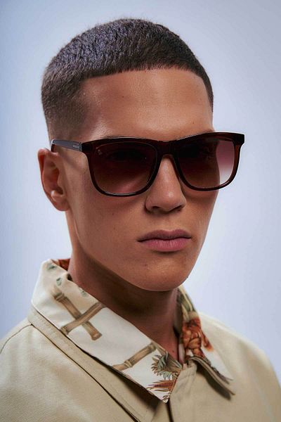 Bilge Karga Fabian Brown Gradient Men's Sunglasses