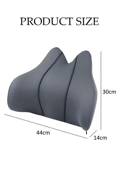 Generic وسادة دعم أسفل الظهر لكرسي المكتب، وسادة دعم الظهر للسيارة، والكمبيوتر، وكرسي الألعاب