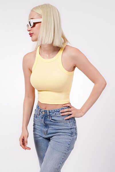 Seeh Yellow Strap Women's Basic Undershirt Sh248
