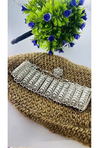 Midyat Artuklu Gümüşçülük Fişek Modeli Telkari Gümüş Bileklik