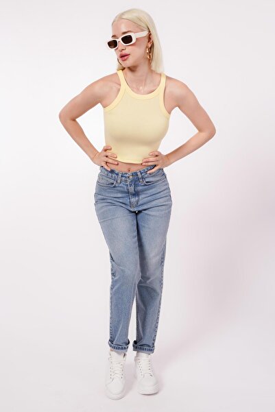 Seeh Yellow Strap Women's Basic Undershirt Sh248