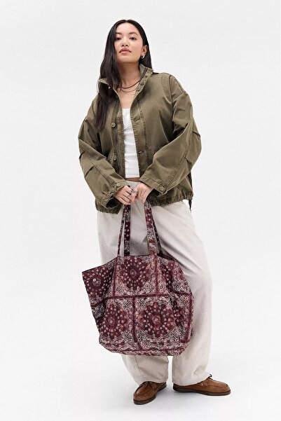 september island Khaki Canvas Parka Coat Jacket