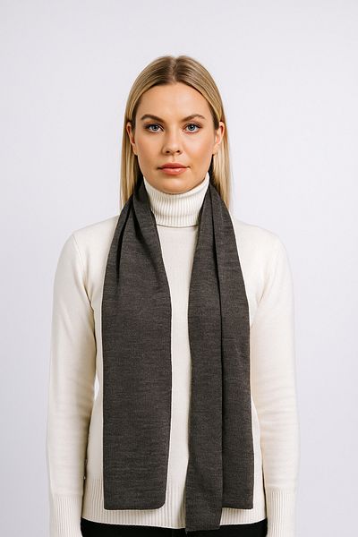 Sebir Moda Single Color Classic Scarf Set