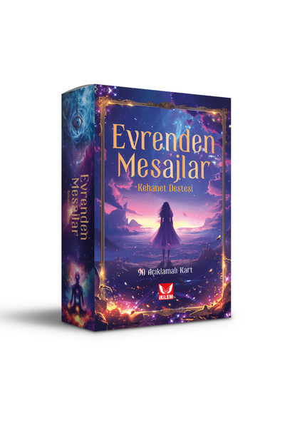 İkilem Yayınevi Evrenden Mesajlar Tarot Kehanet Destesi / 90 Açıklamalı Kart