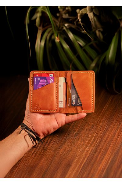 Derimoda Genuine Leather Classic Men's Wallet – Stylish Design with Card Holder and Cash Compartment