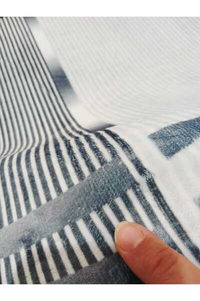 Ardizayn Paye (Silver) - Set of 3 Bamboo & Round Bathroom Rug (100X100-60X60-40X60 cm), Cotton Woven Base