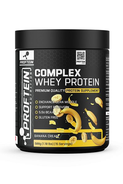Proftein Nutrition Whey Complex Protein 500g 15 Servings Banana Flavored