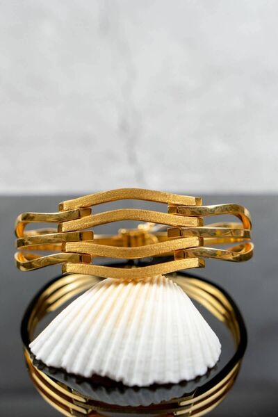 İdeal Sarraf 22 Ayar Dörtlü Spor Kaburga Kelepçe Bilezik