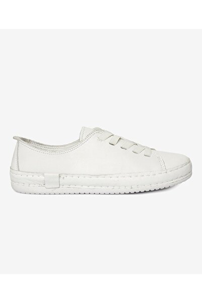 Greyder Women's White Genuine Leather Casual Shoes 4Y2Ua57708