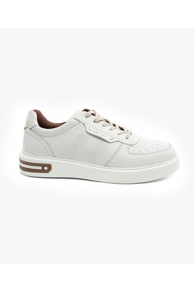 Greyder Ανδρικά Μπεζ Παπούτσια Sneaker από γνήσιο δέρμα 5y1sa14810
