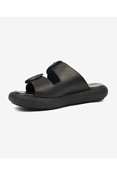 Greyder Kadın Siyah Hakiki Deri Terlik 4Y2TT59005
