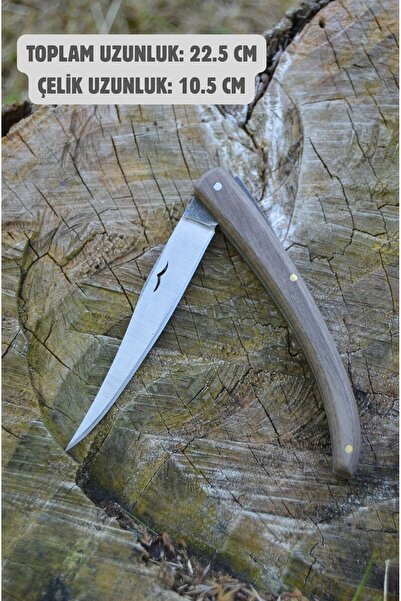 BIÇAK DOĞADA KILÇIK ÇAKI-PASLANMAZ ÇELİK-KİŞİSELLEŞTİRİLEBİLİR (ÜZERİNE YAZI, İSİM)