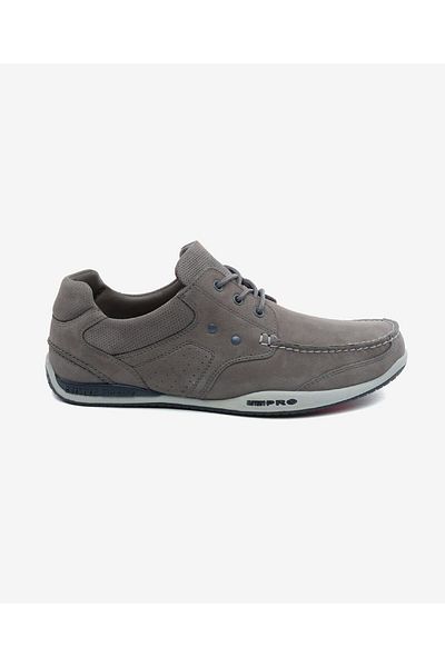 Greyder Men's Gray Genuine Leather Marine Shoes 5Y1Ma00102