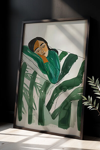 HİGUERA Επιτραπέζιο σκελετό από φυσικό ξύλο σε χαλαρωτικές γυναικείες φιγούρε...