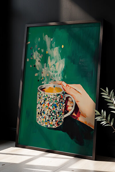 HİGUERA Πολύχρωμο Κρυστάλλινο Κεντημένο Πέτρινο Γεωμετρικό Κύπελλο Λεπτομερές...