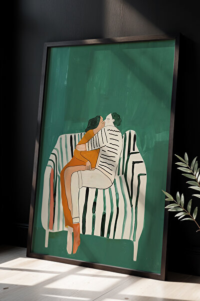 HİGUERA Πορτοκαλί Λεπτομερής Ζευγάρι Κισσού Αγάπης με θέμα το Φυσικό Ξύλινο Π...