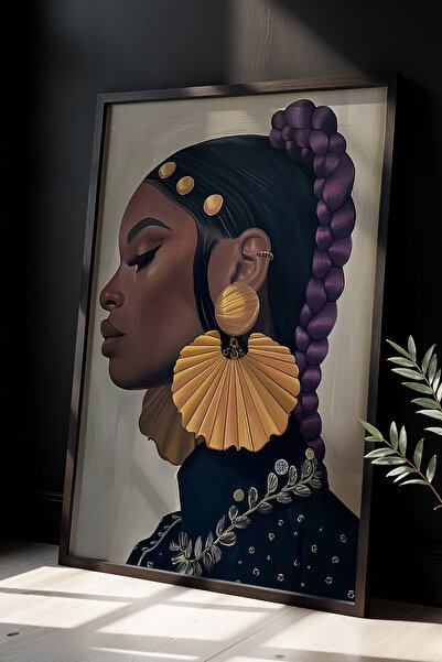 HİGUERA Μαύρο και άσπρο γυναικείο πορτρέτο Μοντέρνο και εντυπωσιακό στυλ Πίνα...