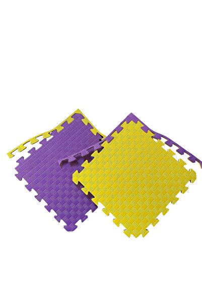 AFFECTİONE Tatami Minderi 20mm 50x50 Çift Yönlü Kullanım Mor-sarı