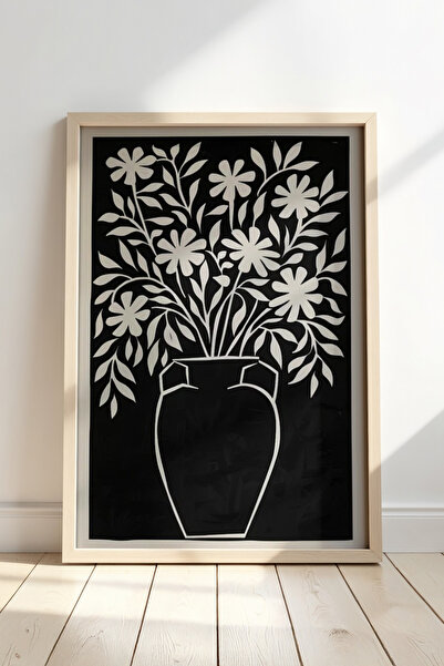 HİGUERA Μεγάλο μπουκέτο λουλουδιών Μοντέρνο και κομψό ζωγραφική τοίχου με φυσ...