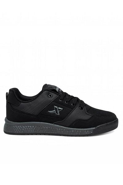 Giyyin Sneaker Sports Shoes Black Casual Unisex Floti Comfortable Air Quality Lace-Up Orthopedic