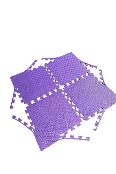 AFFECTİONE Tatami Minderi 20mm 50x50 Çift Yönlü Kullanım Sade Renk Mor