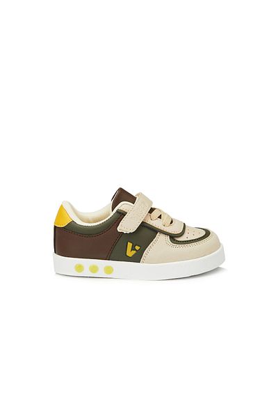 Vicco Sam 313.p21k.130 Lighted Small Children's Shoes Khaki Green