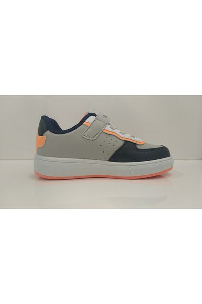pepino 964 Py23-964 Ice Navy Blue Phosphor Orange Boys' Sneakers - Gray Orange