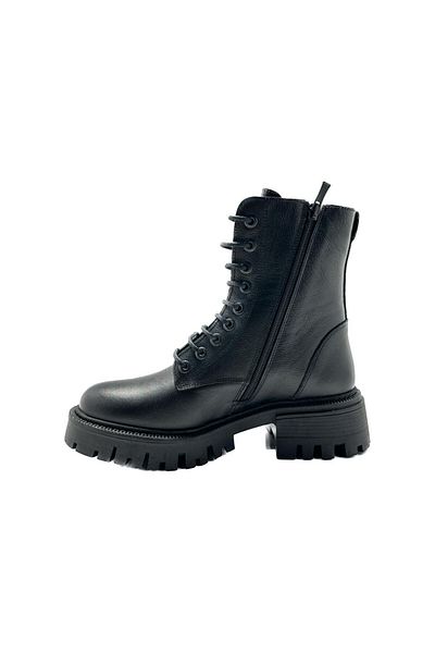 Castle Black Yldz-23781-1 Cizme de damă din piele naturală neagră