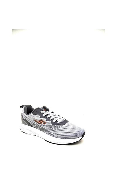 Jump 28038 F.L.Grey/Orange Ανδρικά παπούτσια περπατήματος - Γκρι και πορτοκαλί