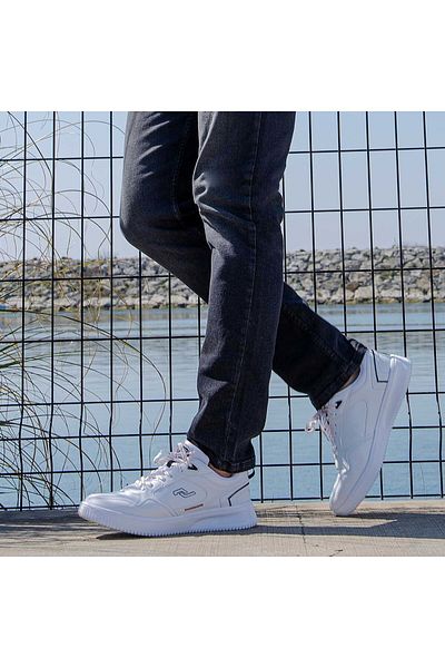 Jump 26479-a Pantofi alb pentru bărbați - Pantofi sport casual
