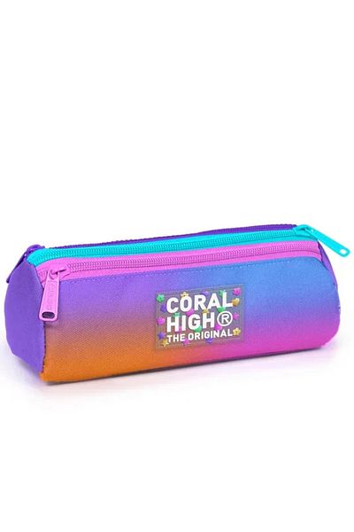 Coral High Παιδική τσάντα μολυβιού τριών διαμερισμάτων που αλλάζει χρώμα 11175