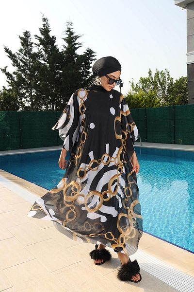 Starinci Mayo سلسلة نسائية سوداء منقوشة أنيقة للموسم الجديد