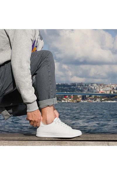 Jump 15307-e Λευκό ανδρικό αθλητικό παπούτσι - Casual αθλητικά παπούτσια