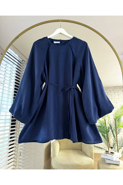 ensade Modal Woven Balloon Sleeve Tunic