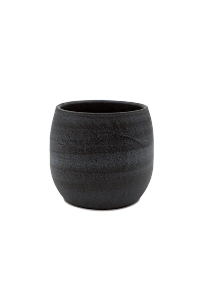 Genel Markalar Esra Antrasit Seramik Saksı 15X13 Cm