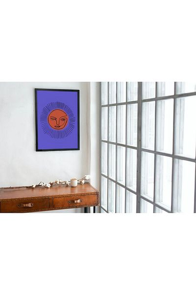 Arthopia Ethnic Pattern Sun Figure Pinterest Δώρο Αφίσα Πίνακας καλλιτεχνικού σχεδιασμού με κορνίζα