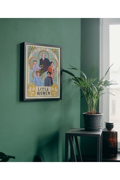 Arthopia Little Women Pinterest Αφίσα με κορνίζα Δώρο Διακόσμηση Σχέδιο Ζωγραφική