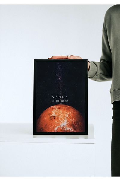 Arthopia Venus Planets Space Universe Pinterest Αφίσα με κορνίζα Υψηλής ποιότητας διακοσμητικό σχέδιο ζωγραφικής