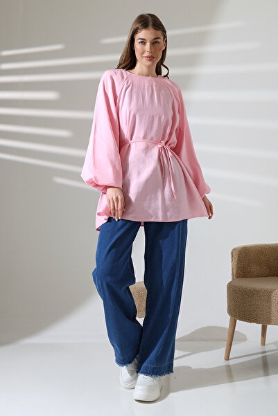 ensade Μπαλόνι μανίκι Modal Woven Tunic