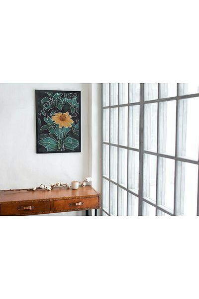 Arthopia Yelllow Flowers Floral Bouquet Aestethic Pinterest Δώρο Αφίσα Πίνακας καλλιτεχνικού σχεδιασμού με κορνίζα