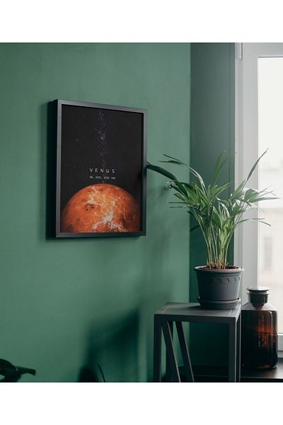Arthopia Venus Planets Space Universe Pinterest Αφίσα με κορνίζα Υψηλής ποιότητας διακοσμητικό σχέδιο ζωγραφικής