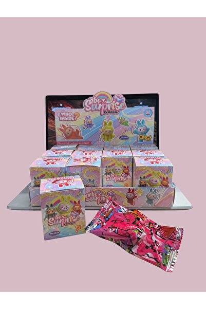 NO BRAND Box Surprise LABUBU – Descoperă pandantive adorabile cu figurine sur...