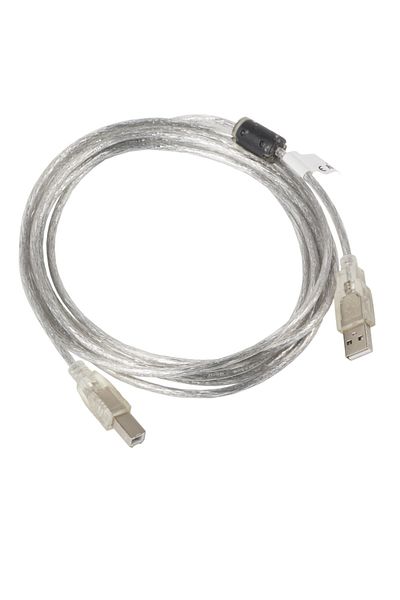 Lanberg USB 2.0 printer cable, Lanberg 41356, length 3m, with ferrite, USB-A male to USB B male