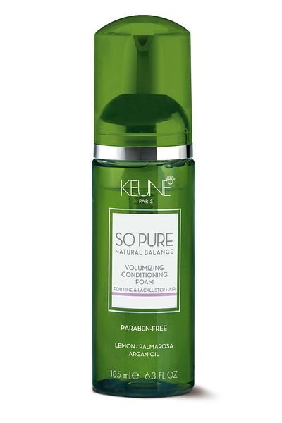 Keune 2 Packs of Natural Balance So Pure Kion Foam Conditioner for Moisturizing and Thickening Fine and Weak Hair Pure and Natural